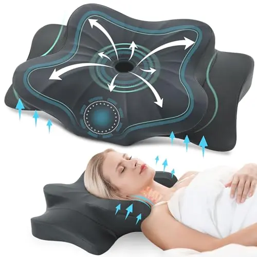 DONAMA Memory Foam Nackenkissen für Seiten-, Rücken- und Bauchschläfer