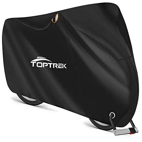 Toptrek Fahrradabdeckung 210D Wasserdicht mit Beutel – Schutzhülle für Fahrräder, 200 x 110 x 70 cm