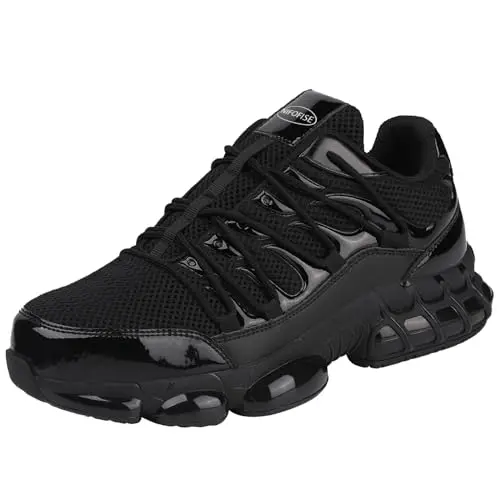 Sicherheitsschuhe Herren Damen S3, rutschfest, leicht, atmungsaktiv, Stahlkappe, Arbeitsschuh 38 EU