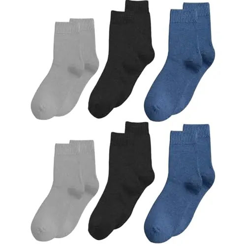 GUTERTOP Thermosocken Damen, 6 Paare warme Kuschelsocken für den Winter, ideale Weihnachtsgeschenke