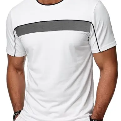 Herren Pyjama Oberteil Kurzarm Schlafshirt Relax Homewear Schwarz