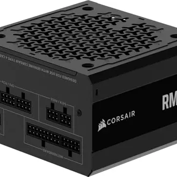 CORSAIR RM850e Geräuscharmes, Vollständig Modulares ATX-Netzteil – Zero RPM-Lüftermodus, ATX 3.1, PCIe 5.1, Cybenetics Gold – Schwarz