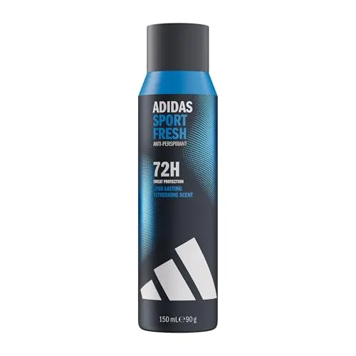 adidas Sport Fresh Anti-Transpirant Deodorant Spray, 72h Schweißschutz, frischer Zitrusduft, vegan, 150ml