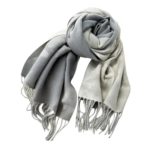 Damen Winterschal mit Fransen – Weicher, modischer Schal für Herbst & Winter, ideal für Mutter, Tochter oder Freundin