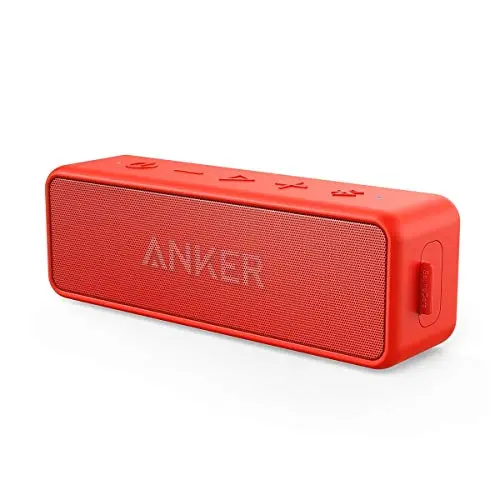 Anker Soundcore 2 Bluetooth Lautsprecher – Fantastischer Sound, Enormer Bass, 24h Akku, IPX7 Wasserschutz