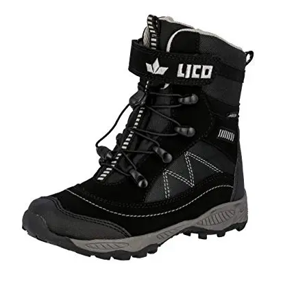 Lico Sundsvall Vs Schneestiefel für Jungen, Schwarz Grau, Größe 31 EU