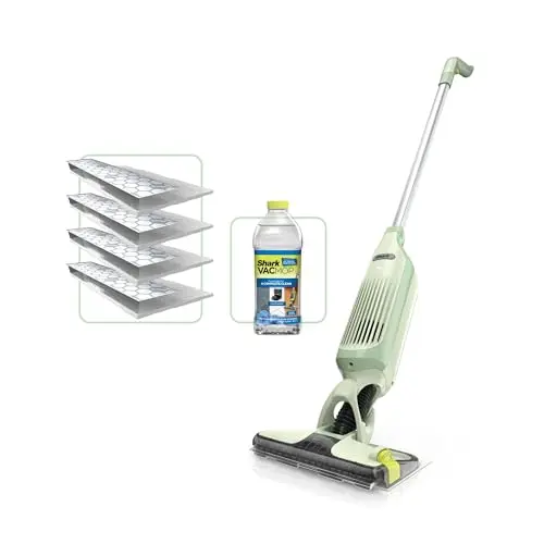 Shark VacMop kabelloser 2-in-1 Staubsauger und Sprühmopp für Hartböden, leicht und wartungsfrei, Limettengrün