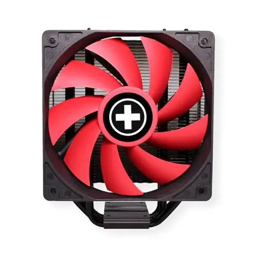 Xilence M704 Tower CPU Kühler für AMD & Intel, optimal für Gaming/Streaming, leiser 120mm PWM Lüfter, schwarz