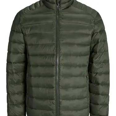 JACK & JONES Herren Jacke Jjebradley Light Puffer Collar Noos, Rosin