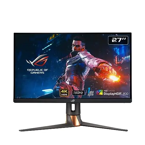 ASUS ROG Swift PG27UQR - 27 Zoll 4K Gaming Monitor - 160 Hz, 1ms, FreeSync, HDR 600, Schwarz