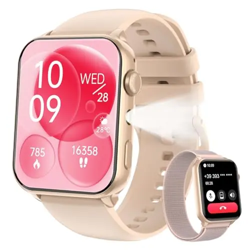 IOWODO Smartwatch für Damen mit Anruffunktion