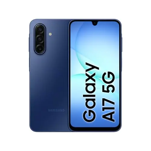 Samsung Galaxy A17 5G Smartphone, 50 MP Kamera, 128 GB Speicher, 4 GB RAM, 5000 mAh Akku, Blau