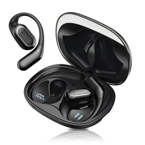 Rategist Open-Ear Bluetooth Kopfhörer mit Bügel, IPX7 für Sport