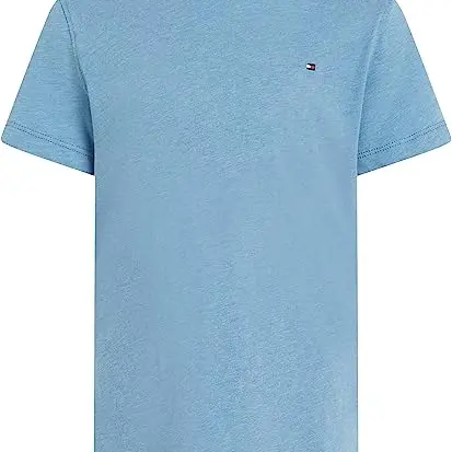 Tommy Hilfiger Jungen T-Shirt Kurzarm in Blau, 4 Jahre