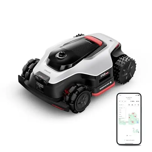 DREAME A3 AWD Pro 3500 Robot-Rasenmäher, 3500 m², 4WD, 360° 3D-LiDAR & KI, bis 38,7° Steigung, Kantenpräzision < 4 cm