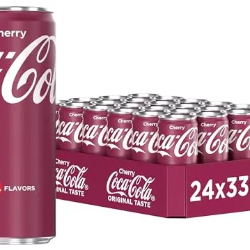 Coca-Cola Cherry - Erfrischungsgetränk mit Kirsch-Geschmack - 24 x 330 ml Dosen