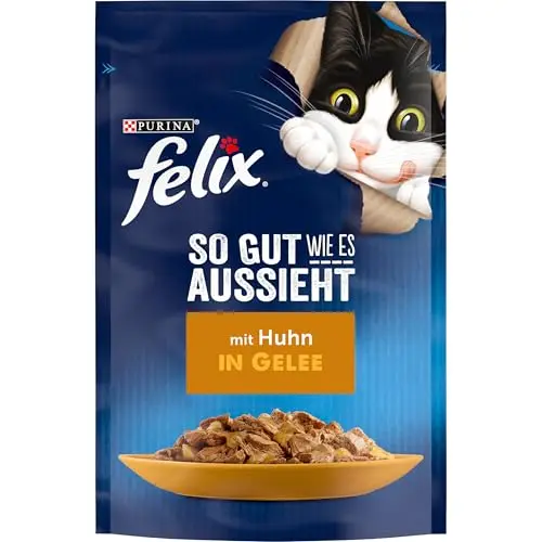 FELIX Senior Gelee mit Huhn, 26 x 85g