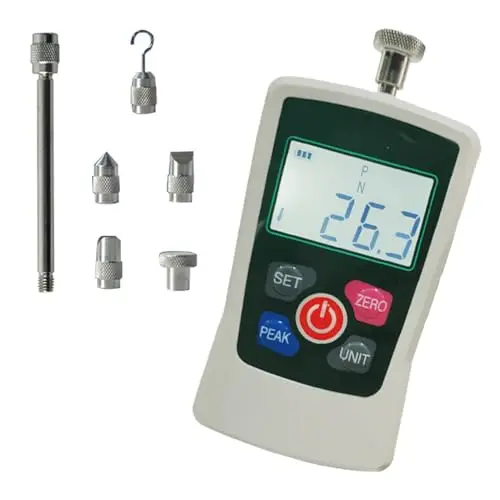 AMF 500N Digitaler Kraftmesser - Tragbares Push-Pull Tester mit 3 Modi und 4 Druckprüfungen