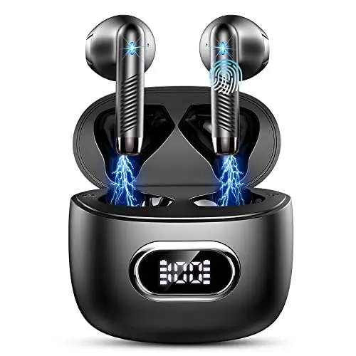 KI Übersetzer Kopfhörer 3-in-1, Echtzeit Sprachübersetzer mit 164 Sprachen, Bluetooth 5.4, 42H Laufzeit, Schwarz