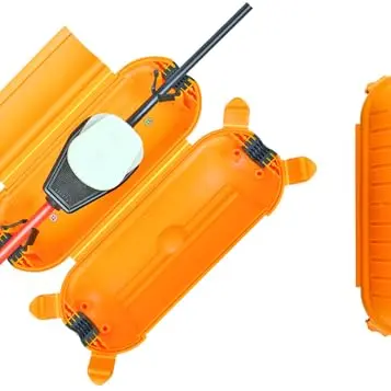 Brennenstuhl Safe-Box BIG IP44 – Schutzbox für Verlängerungskabel im Außenbereich, gelb
