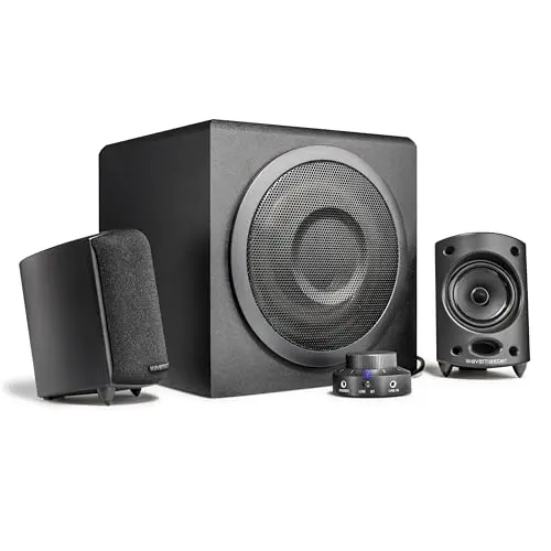 wavemaster Moody BT 2.1 Lautsprecher System - Bluetooth - 65W - Schwarz