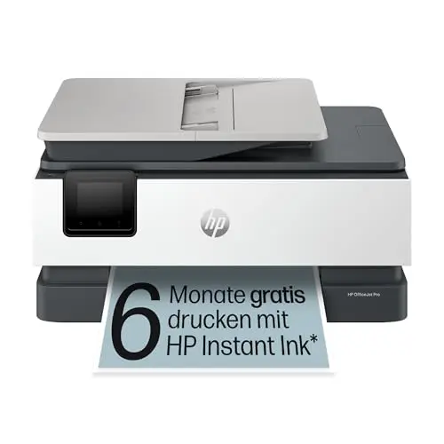 HP OfficeJet Pro 8122e Multifunktionsdrucker mit 6 Monaten gratis Instant Ink, WLAN, Duplex, ePrint