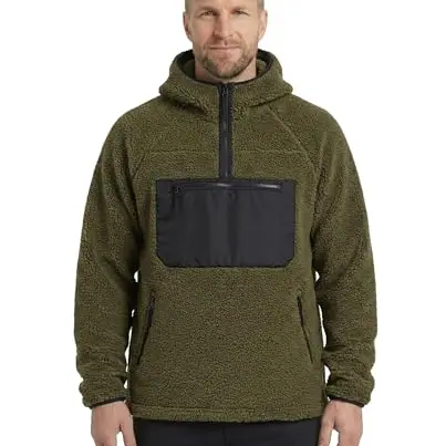 Brandit Teddyfleece Pullover, Größe M, Olive
