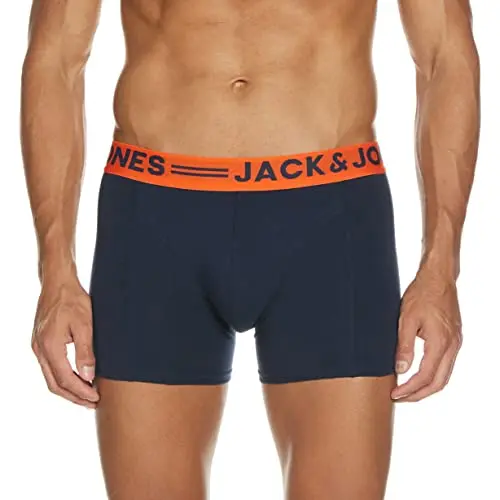 JACK & JONES Herren Boxershorts JACSENSE Mix Color, Größe S, Blau