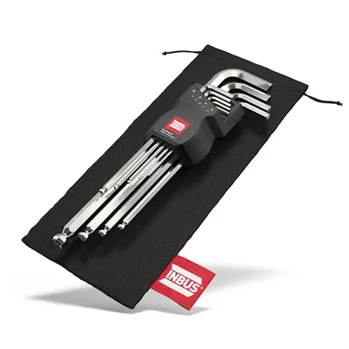 INBUS® Winkelschraubendreher Set 9tlg, 1.5–10mm, Made in Germany
