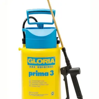 GLORIA Drucksprühgerät Prima 3, 3 Liter, Gartenspritze für Pflanzenschutz & Unkrautvernichter