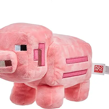 Mattel Minecraft Plüschfigur, ca. 21 cm, weich, Geschenk für Fans ab 3 Jahren