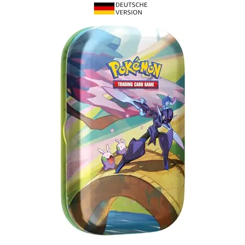 Pokémon Mini-Tin-Box Paldea: Azugladis & Viscora mit 2 Boosterpacks und Stickerbogen