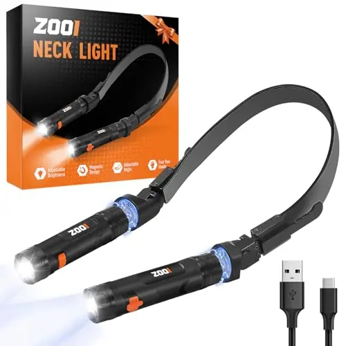 ZOOI Magnetische Leselampe für Männer, Geschenke zum Valentinstag & Geburtstag, Papa Geschenk, Vatertagsgeschenk