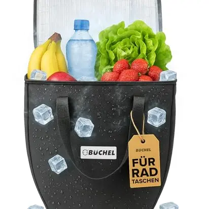 Büchel 20L Kühltasche - Kühlt bis 12h, ideal für Einkauf, Picknick & Getränke - Leichte, leicht zu reinigende Thermotasche