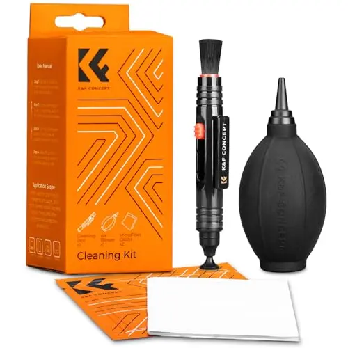 K&F CONCEPT 4-in-1 Kamera-Reinigungsset für Objektive, Filter, DSLR, Bildschirm, Handy und Tablet