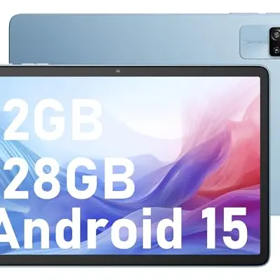 Blackview 10 Zoll Android Tablet mit 12GB RAM, 128GB Speicher, Octa Core, WiFi 6, Dual Kamera