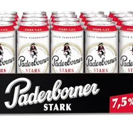 Paderborner Stark Bier, mild und süffig, 24x0,5 L Dose