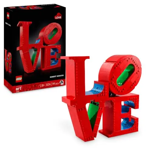 LEGO Art Love - Kreatives Bauprojekt für Erwachsene - Geschenkidee zum Valentinstag oder für Paare - 31214