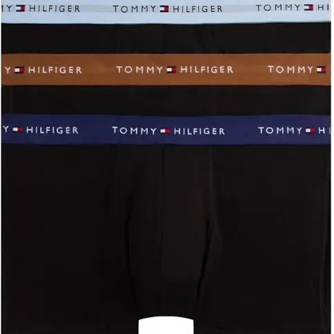 Tommy Hilfiger Herren Boxershorts 3er Pack, Mehrfarbig, S