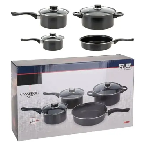 ESMALT Kochgeschirr Set, 7-teilig