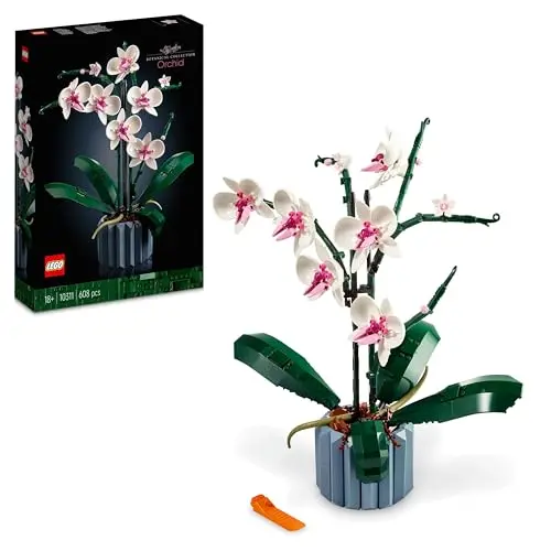 LEGO Botanicals Orchidee - Künstliches Pflanzen Set für Erwachsene - Dekoration und Geschenke zum Valentinstag
