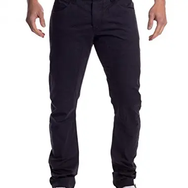 EGOMAXX Herren Chino Hose Tapered Leg H1451 in Blau, Größe 29W