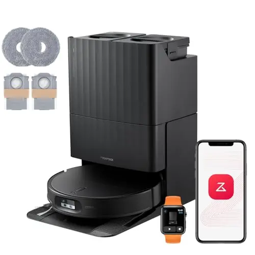 Roborock Qrevo Edge 2 Set Saugroboter mit Wischfunktion & hebenem Wischmopp
