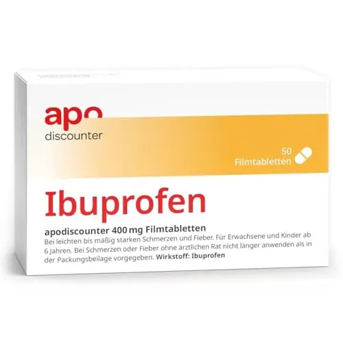 Ibuprofen 400 mg - 50 Tabletten von apodiscounter