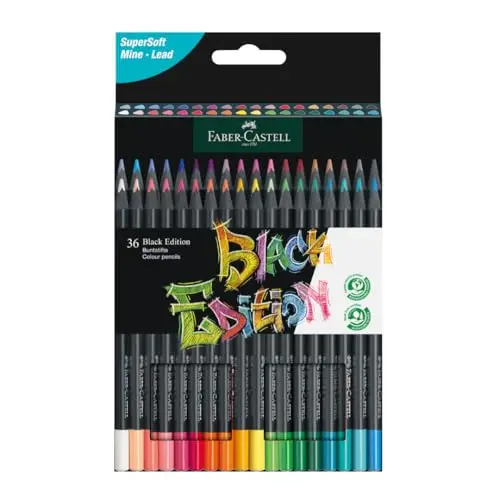 Faber-Castell Blackwood Buntstifte, 36er Etui