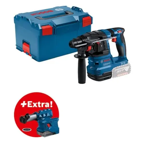 Bosch Professional 18V Akku-Bohrhammer GBH 18V-22 mit SDS plus und GDE 18V-12