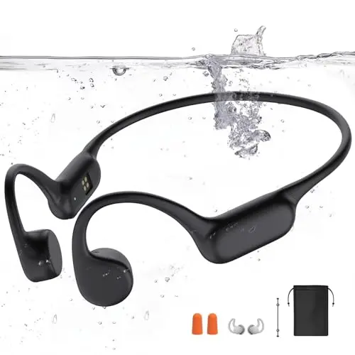 Sayrelances Bluetooth Kopfhörer für Schwimmen - Kabellos & wasserdicht, 32GB Speicher, Open Ear Design