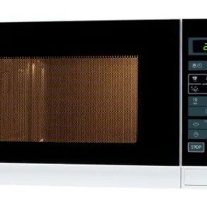 Sharp R342WW Solo-Mikrowelle - 25 L, 900 W, LED-Display, 8 Programme, Kindersicherung, Weiß