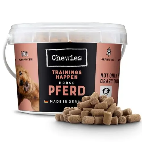 Chewies Trainingshappen für Hunde - Monoprotein, getreidefrei & zuckerfrei - 300 g - Softe Leckerlies