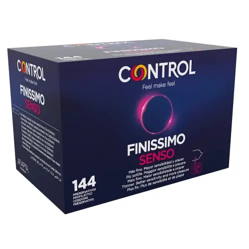 CONTROLO FINISSIMO SENSO Naturlatex-Kondome Dünn - 144 Stück